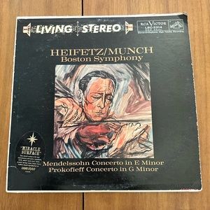 Mendelssohn: Concerto in E Minor / Prokofiev: Concerto in G Minor / Heifetz
